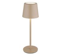 Lampe de table LED AkkuCCT intérieur extérieur sable lampe de jardin Touchdimmer USB, métal, 2W 50lm blanc chaud froid, DxH 8,5x28 cm