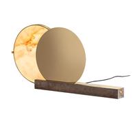 Lampe de table LED Alchemie T W x Ø 54x26cm/2x shade alabaster
