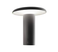 Lampe de table LED avec batterie Takku HxØ 19x18cm
