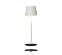 Lampe de table LED Bari Leonardo blanc, 25 cm