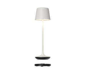 Lampe de table LED Bari Leonardo blanc, 25 cm