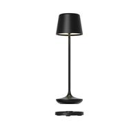 Lampe de table LED Bari Leonardo noir, 25 cm