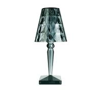 Kartell Lampe de table Big Battery LED bleu clair H 37,3 cm Ø 17 cm Alimentation directe