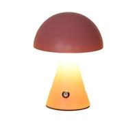 Lampe de table LED champignon - Veilleuse tactile rechargeable, lampes d'ambiance à intensité variable, lumière d'ambiance 3 couleurs, éclairage décoratif de chevet | Lampe de table rechargeable en fo