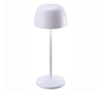 Lampe de table LED d'extérieur Lampe de table Touchdimmer Lampe de lecture Akku Balkon, aluminium, IP54, 1x LED 53Lm blanc chaud, DxH 10x27 cm
