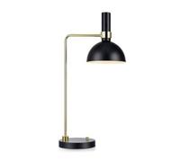 Lampe de table Led dimmable design Monika Mulder noire et laiton- Markslöjd - Larry