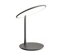 Nine Lampe de table LED Disc noir HxØ 27,4x25cm