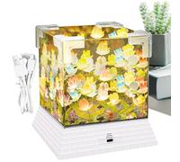 Lampe De Table LED En Forme De Fleur - Ornements d'Éclairage Floraux Faits à la Main - Ornements Décoratifs De Lampe De Bureau | Pour Couple Famille Amis Garçon Fille Chambre À Coucher Maison Et Intér