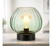 Lampe De Table LED Globo En Verre Vert H 23,5 Cm E27 IP20