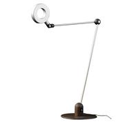 Martinelli Luce Lampe de table LED L’ Amica gris L x Ø 115x12cm