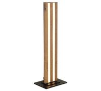 Lampe de table LED, lampe de salon, panneau acoustique, métal noir, H 50 cm
