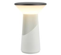 BRILONER - Pilia lampe de table sans fil, variateur tactile progressif, ip44, câble usb-c, lampe de chevet sans fil, salon à poser, German Design Award 2026, 15x24 cm, gris clair anthracite