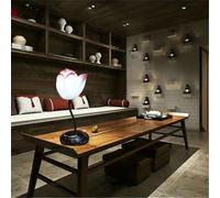 Lampe de Table LED Lotus Chinois Contemporain Design Rétro Créatif pour Salon, Chambre, Villa, Hôtel & Salon de Thé Lampe de Bureau Élégante (Style 5)