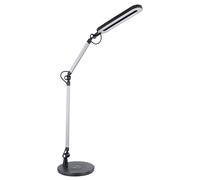 Lampe de table LED luminaire recharge sans fil noir gradateur tactile éclairage bureau
