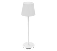 Lampe de table LED ML-Design 10x36cm blanc lumière blanche chaude 4 niveaux rechargeable via USB C