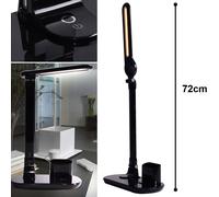 Lampe de table LED mobile à 3 niveaux, variateur tactile, spot, lampe de sol USB