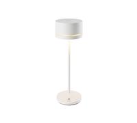 Lampe de table LED Monza Leonardo blanc, 23.5 cm