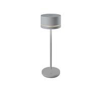 Lampe de table LED Monza Leonardo gris, 23.5 cm