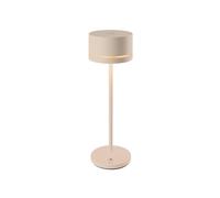 Lampe de table LED Monza Leonardo gris, 23.5 cm