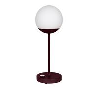 Fermob Lampe de table LED Mooon! avec batterie cerise noire H 41cm / Ø 15cm