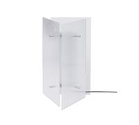 Lampe de table LED Oeste verre HxØ 36x17.5cm