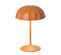 Lampe de table LED Ombrellino sompex orange, Designer Eduard Euwens, 24 cm; Schirm 6.1 cm