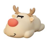 Lampe de table LED pour chambre d'enfant, veilleuse, variateur tactile, beige, alimentation par batterie, L 16 cm
