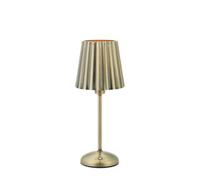 Lampe de table LED rechargeable laiton métal design moderne - Markslojd - Celia