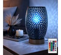 Lampe De Table LED RGB De Luxe Pour Chambre Décorative Liseuse Or TÉLÉCOMMANDÉE