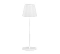 Lampe de table LED RVB, lampe de jardin, intensité réglable, station de recharge, métal, IP44, H 34 cm