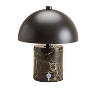 Lampe De Table Led Sans Fil En Fer Et Pierre Naturelle Nicolas ¿25 Cm