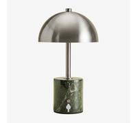 Lampe De Table Led Sans Fil En Fer Et Pierre Naturelle Nicolas ¿35 Cm