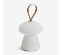 Lampe De Table Led Sans Fil Pour Extérieur En Polyéthylène Atilia Blanc Cassé Blanc