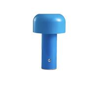 Lampe de table LED sans fil rechargeable de 5000 mAh, couleur bleu ciel, intensité réglable et 3 températures de couleur. Lampe portable, intérieur et extérieur, IP44. Câble USB et prise UE inclus.