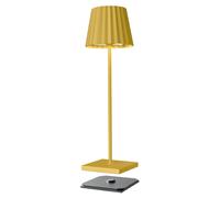 Lampe de table LED Troll 2.0 sompex jaune, Fuß 10x38. Schirm 9xFuß 10 cm
