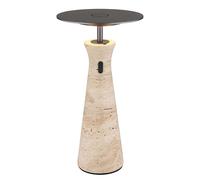 Lampe de table LED variateur tactile lampe de table marbre batterie lampe de salon H 33,6 cm