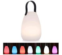Lampe de Table LED Veilleuse Portable Nomade Lampe de Chevet Portative LED étanche Rechargeable sans Fil Multicolore Pour Jardin