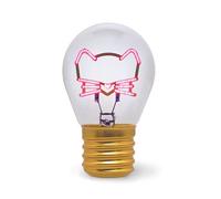Legami Lampe de table Kitty – en forme d'ampoule rechargeable USB sans fil – Multicolore