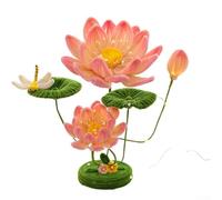 Lampe de table Lotus personnalisée Veilleuse S'engager dans un projet de décoration amusant à faire soi-même (Jaune)