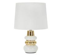 Lampe de table Mauro Ferretti Liara Blanc 23x32 cm