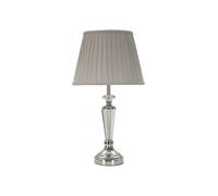 Lampe à Poser en Métal "Tolly" 56cm Argent
