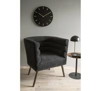 Leitmotiv Lampe de table Bonnet – en métal noir – 20 x 20 x 39 cm