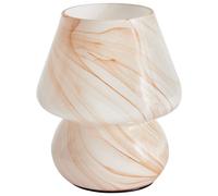 Lampe de Table Moderne en Verre Chevet Bureau Salon Chambre Beige Lobo [EEK: A]