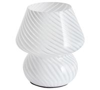 Lampe de Table Moderne en Verre Chevet Bureau Salon Chambre Blanc Lobo [EEK: A]