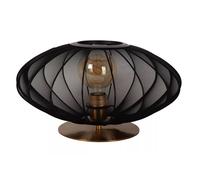 Lampe De Table Moderne Noire Et Dorée Petite 22 Cm E27 Chambre À Coucher Lumière
