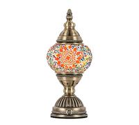 Lampe de table mosaïque turque rechargeable Lampe de nuit marocaine USB