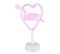 Lampe de table néon chambre d'enfant Love lampe décorative à pile LED H 32 cm