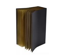 Lampe De Table Noire Or Livre Salon Bureau 22 Cm E14 Abat-Jour
