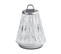 Lampe de table nomade GLOWY sans fil à LED blanc dimmable H16 cm