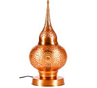 Lampe De Table Orient Boho Main 45cm Argent Laiton Marrakesch tlm003